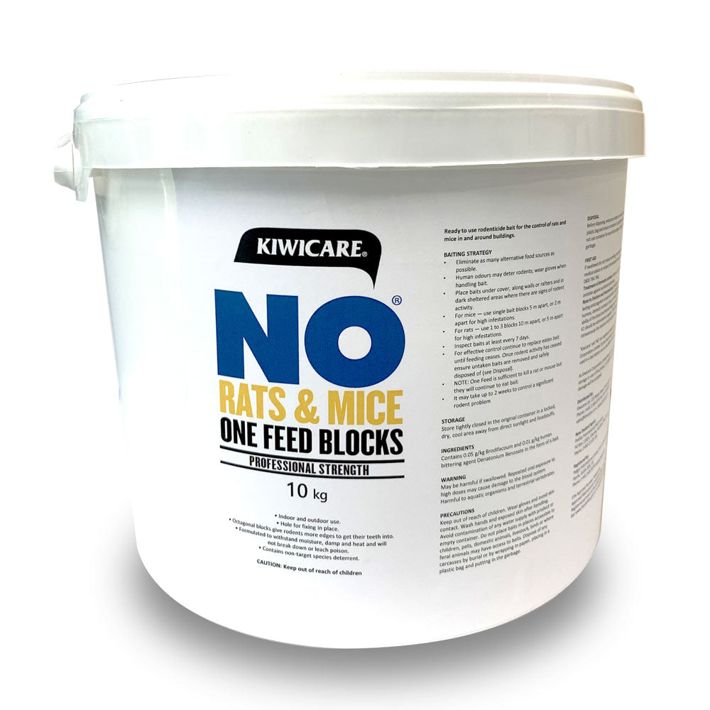 NO Rats & Mice One Feed Blocks 10kg