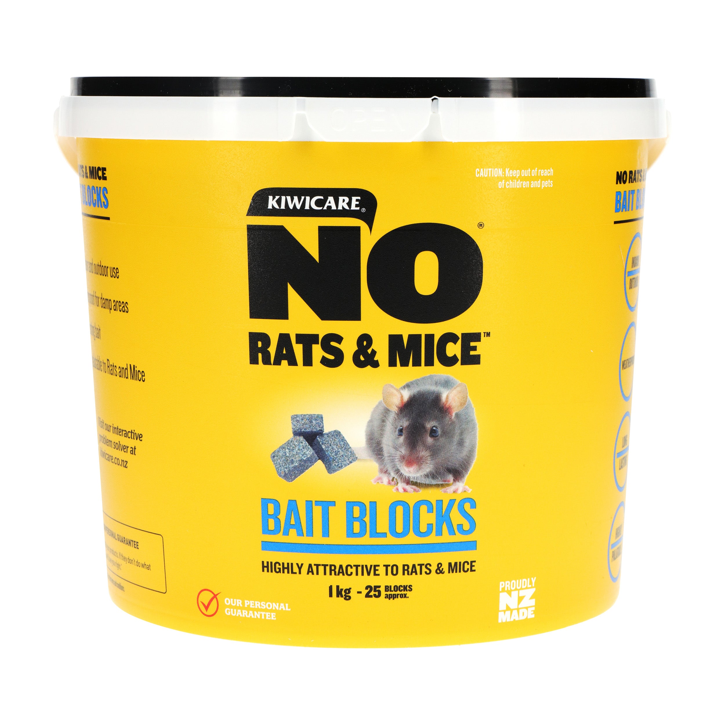 NO Rats & Mice Weatherproof Blocks 1kg