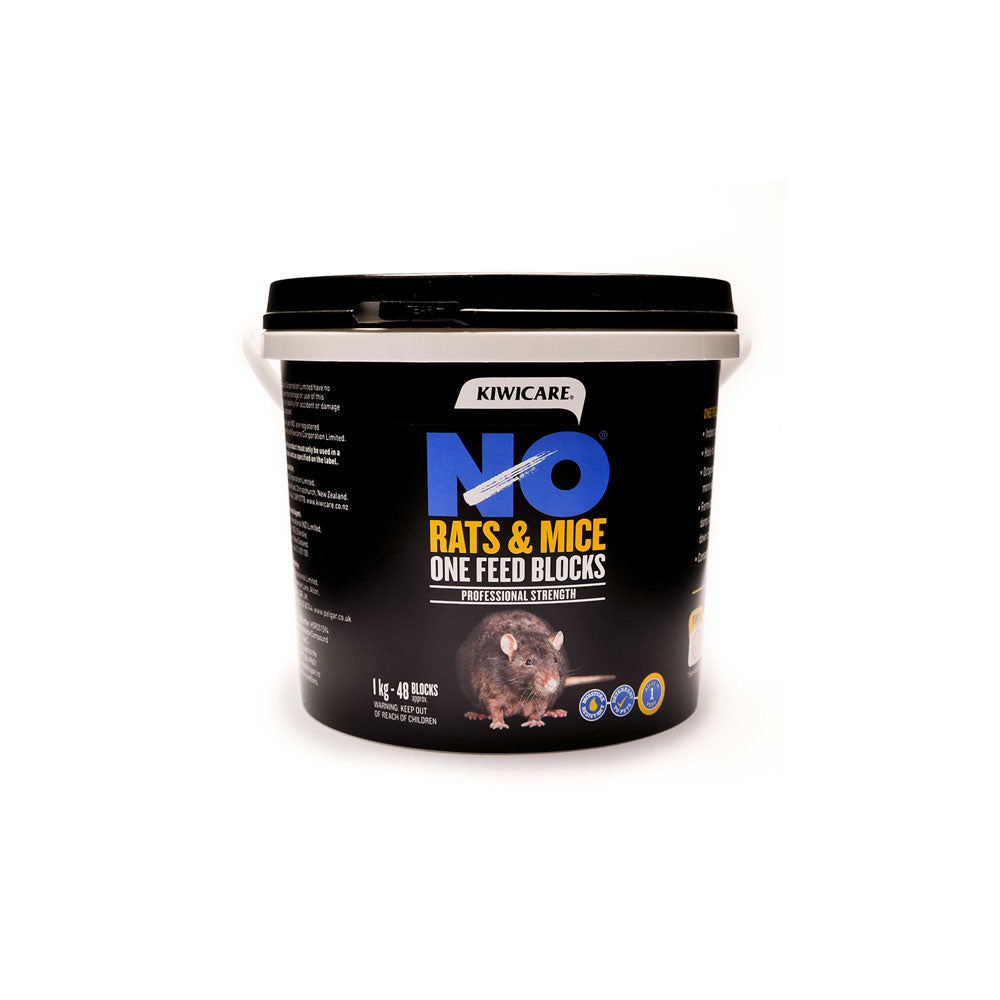 NO Rats & Mice One Feed Bait Blocks Rodenticide