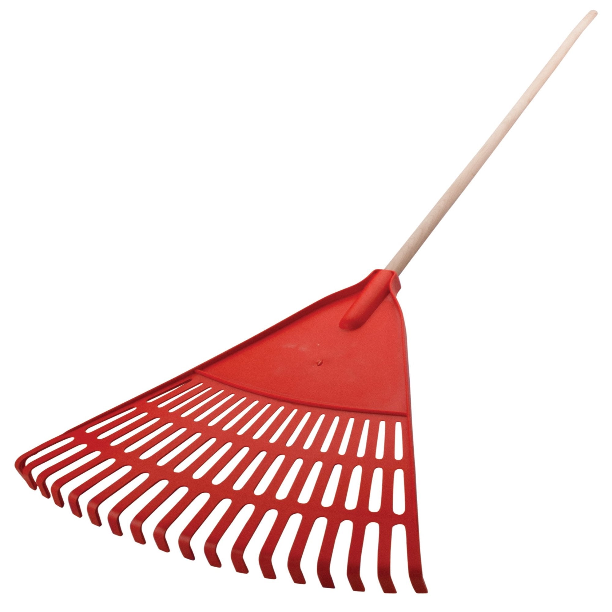 Atlas Trade 18T Orange Plastic Leaf Rake