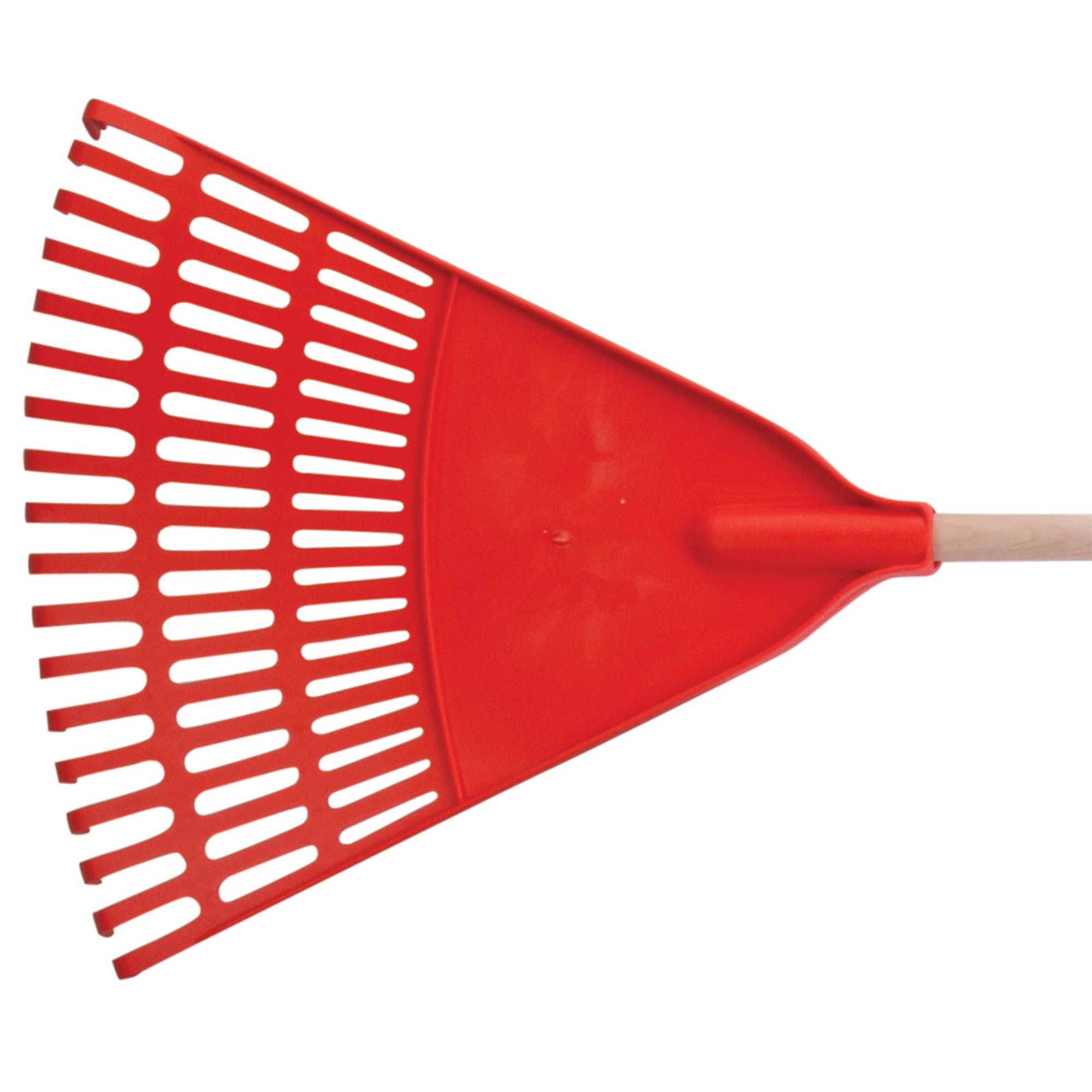 Atlas Trade 18T Orange Plastic Leaf Rake