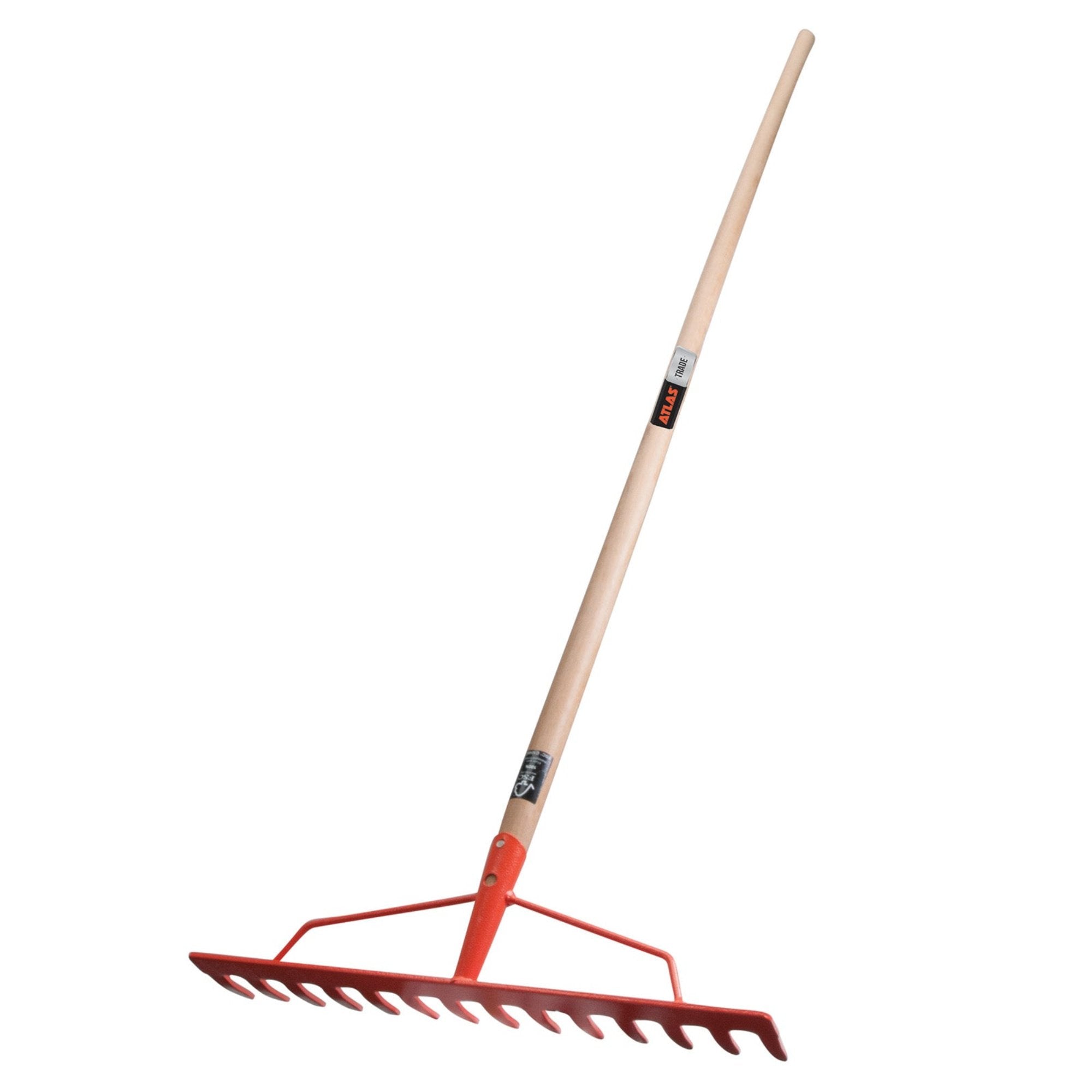 Atlas Trade Hardwood FSC® Handle 14T Brace Garden Rake