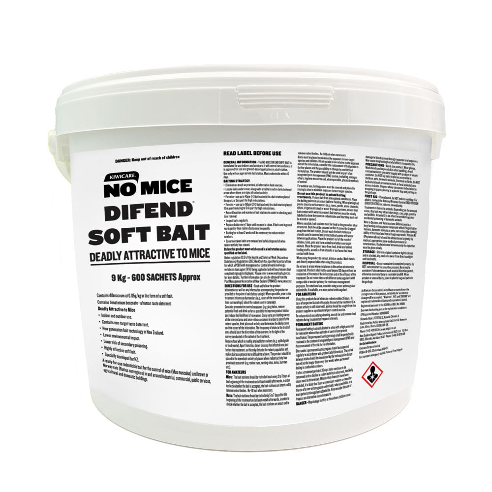 NO Mice Difend Soft Bait Rodenticide