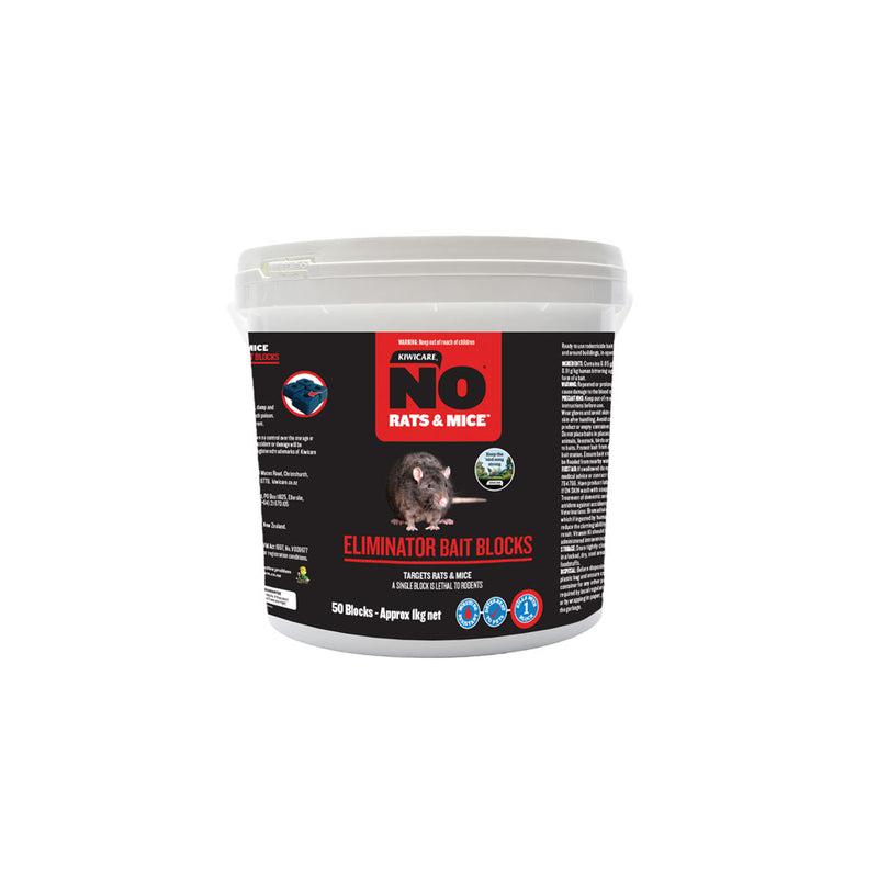 NO Rats and Mice Eliminator Bait Blocks 10kg