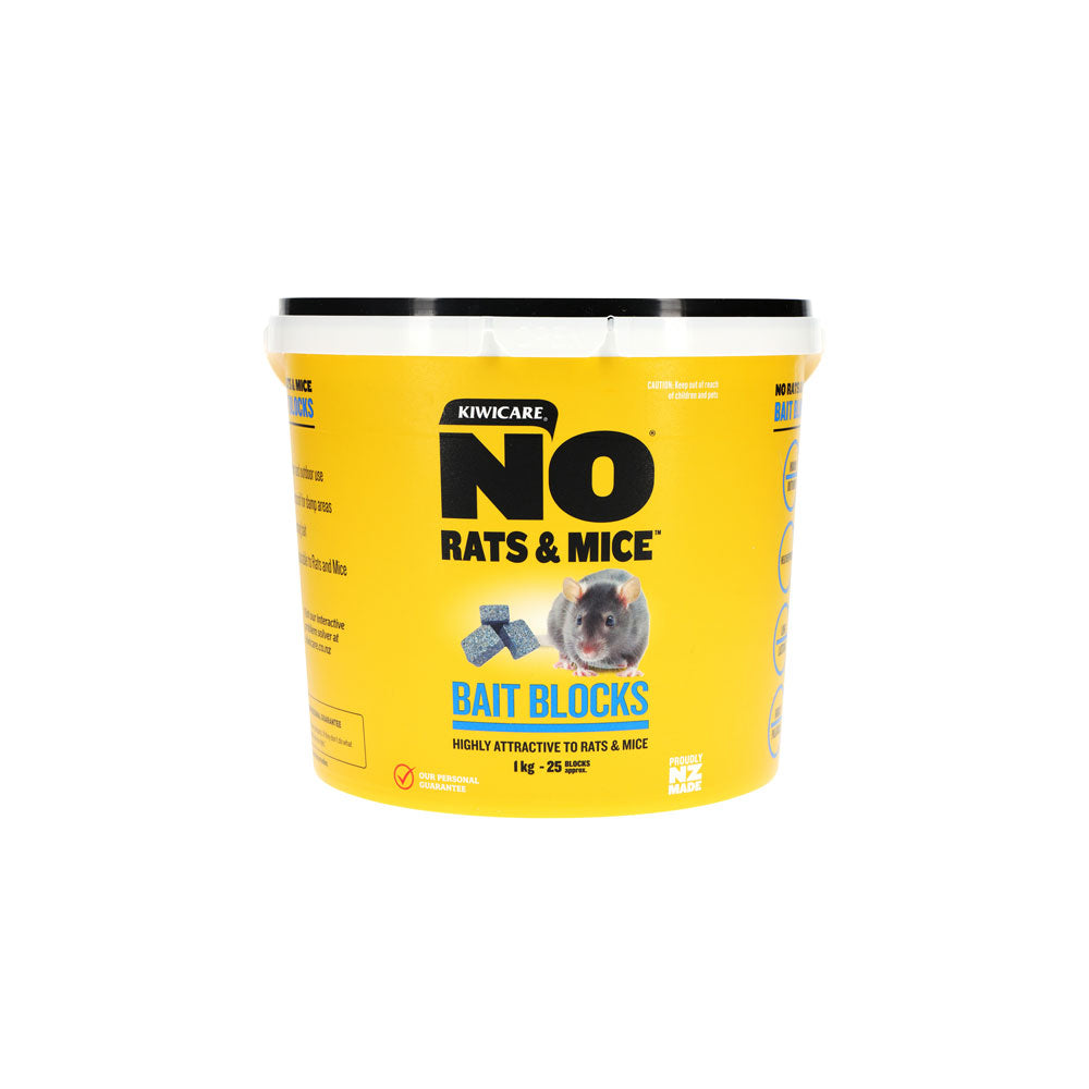 NO Rats & Mice Weatherproof Bait Blocks Rodenticide